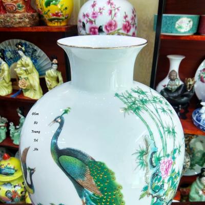 Bình Sứ Sương Chim Công
